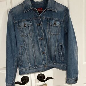 Chaps Women's Classic Blue Jean Jacket size M